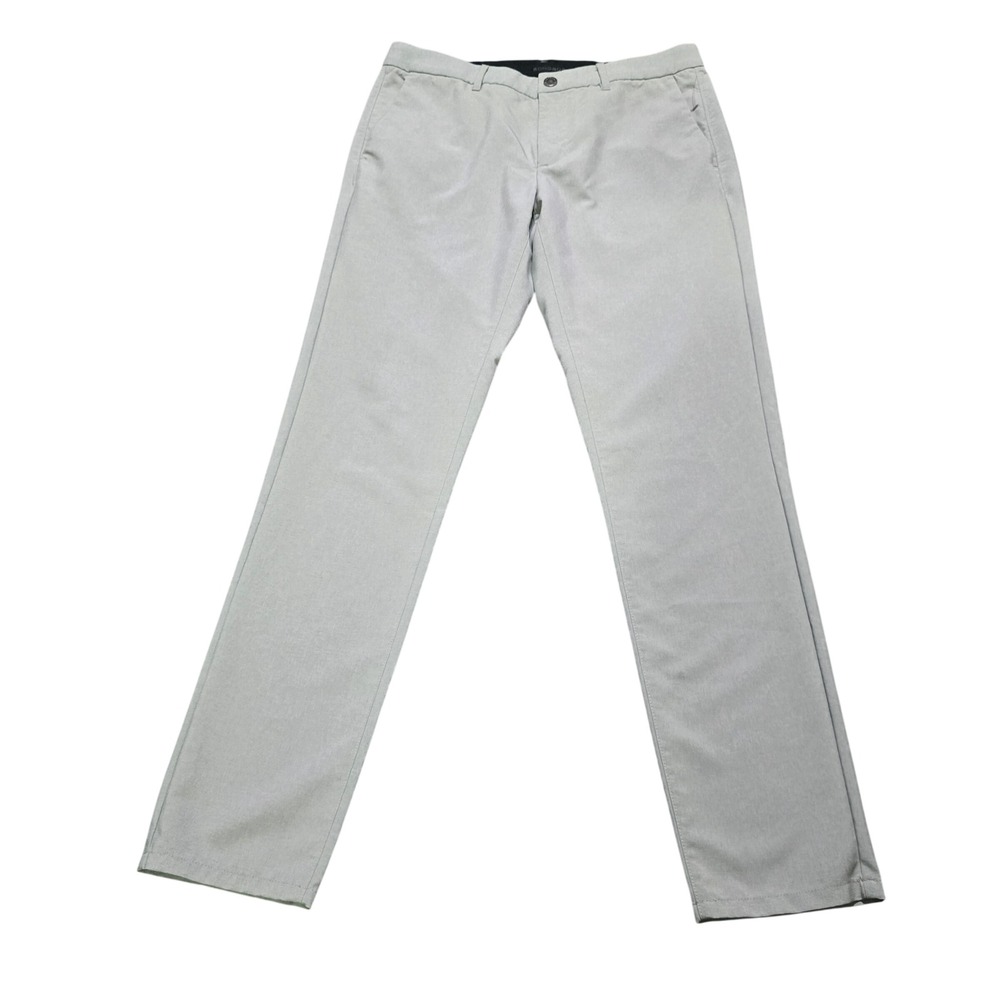 Bonobos Golf Pants Mens 32/32 Grey Slim Taper Recycled Polyester Performance